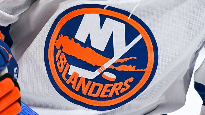 Mar 21, 2026; Montreal, Quebec, CAN; View of a New York Islanders logo on a jersey worn by a member of the team during warm-up before the game against the Montreal Canadiens at Bell Centre. Mandatory Credit: David Kirouac-Imagn Images Mar 21, 2026; Montreal, Quebec, CAN; View of a New York Islanders logo on a jersey worn by a member of the team during warm-up before the game against the Montreal Canadiens at Bell Centre. Mandatory Credit: David Kirouac-Imagn Images