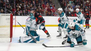 Kole Lind, 16, scores for the Coachella Valley Firebirds during their game against the San Jose