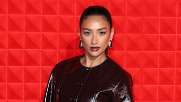 Shay Mitchell attends the H&M&LONDON event in London, England in September 2024.