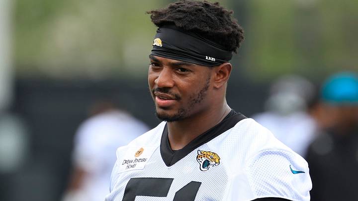 Jacksonville Jaguars linebacker Ventrell Miller (51) walks off the field during the first day of minicamp at the Miller Electric Center, Tuesday, June 9, 2026, in Jacksonville, Fla.