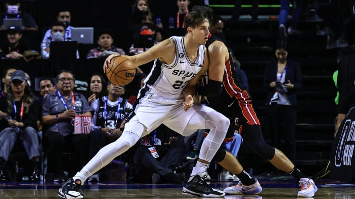 San Antonio Spurs v Miami Heat