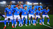 El once inicial de Cruz Azul durante la Liguilla