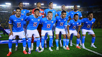 El once inicial de Cruz Azul durante la Liguilla
