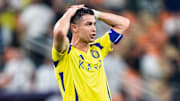 Cristiano Ronaldo was visibly upset at the end of Al Nassr's Champions League semi-final defeat