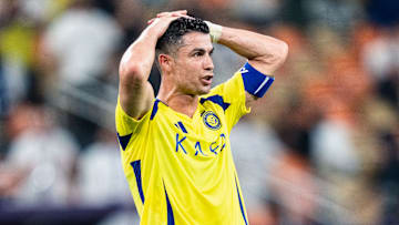 Cristiano Ronaldo was visibly upset at the end of Al Nassr's Champions League semi-final defeat