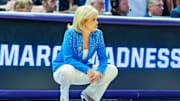 Tigers Head Coach Kim Mulkey, LSU Tigers take on Florida State in the second round of the NCAA Womens Basketball Tournament in Baton Rouge, LA. Monday, March 24, 2025.
