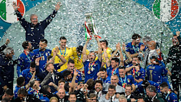 Italia es el último campeón de la Eurocopa tras haber vencido a Inglaterra en Wembley.