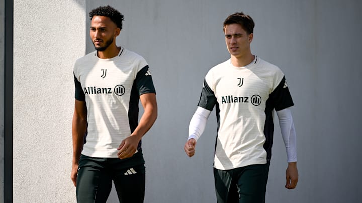 Juventus Training Session And Press Conference - UEFA Champions League 2025/26 League Phase MD2 Juventus Training Session And Press Conference - UEFA Champions League 2025/26 League Phase MD2