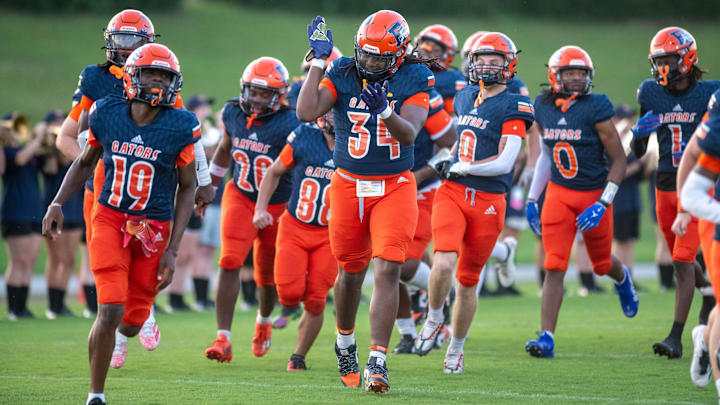 West Florida Gators take the field on Aug. 25, 2025 
