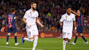 Benzema foi o herói do Real Madrid no Camp Nou