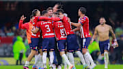 Chivas celebra el pase a la gran final del Clausura 2023.