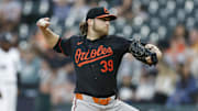 Baltimore Orioles starting pitcher Corbin Burnes.