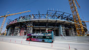 Le Camp Nou, toujours en travaux