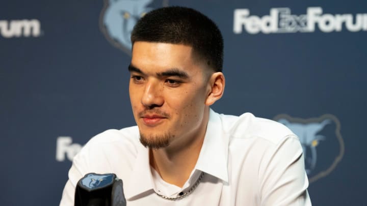 Zach Edey, a first-round draft pick for the Grizzlies. Zach Edey, a first-round draft pick for the Grizzlies.