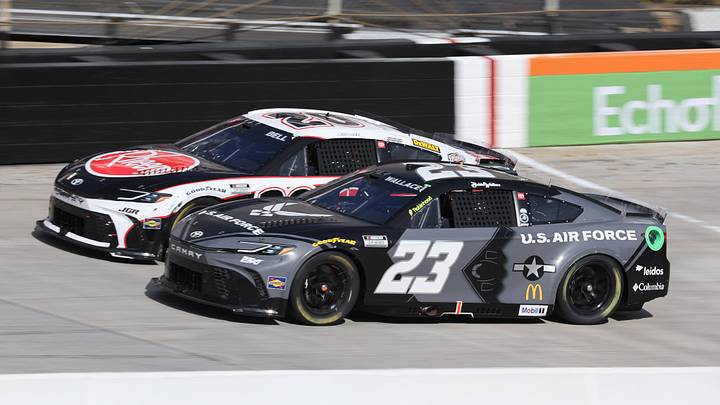 Bubba Wallace, 23XI Racing, Christopher Bell, Joe Gibbs Racing, NASCAR
