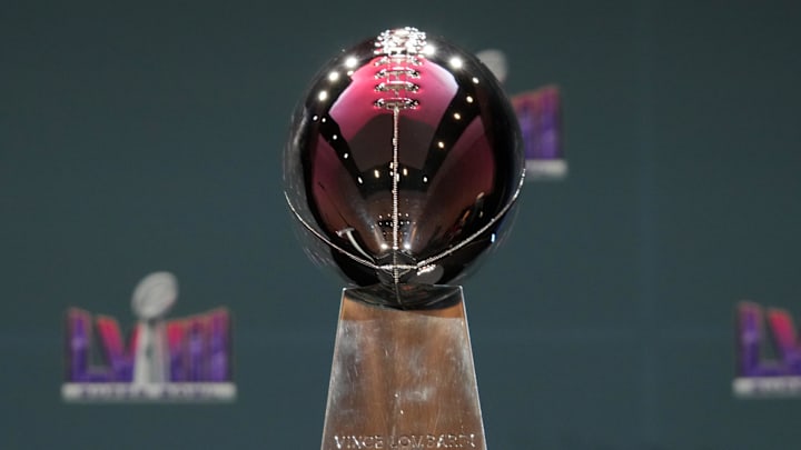 The Vince Lombardi Trophy was designed in 1966 by Tiffany & Co. The Vince Lombardi Trophy was designed in 1966 by Tiffany & Co.