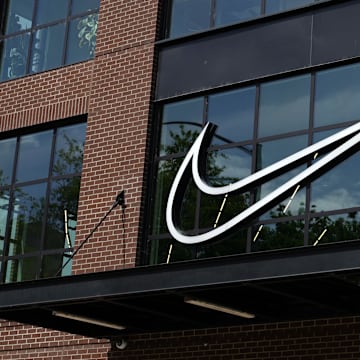 The Nike logo.