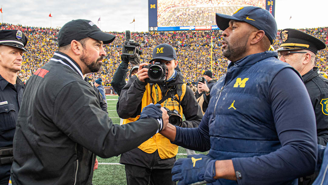 Sherrone Moore, Ryan Day, Ohio State v Michigan