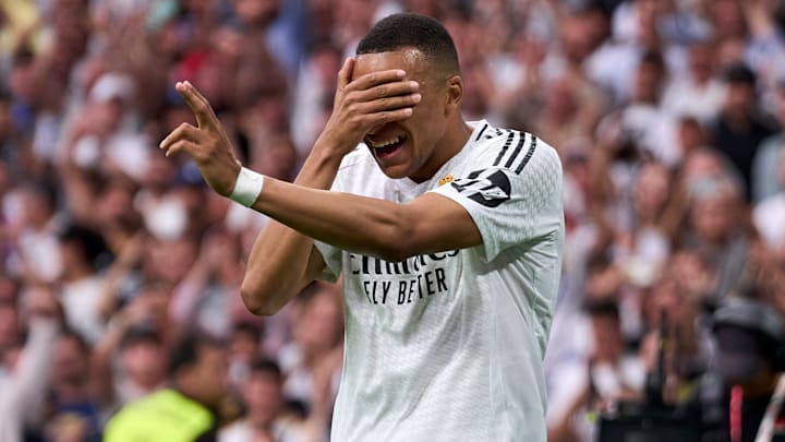 Kylian Mbappe hat eine starke Debütsaison bei Real Madrid gespielt Kylian Mbappe hat eine starke Debütsaison bei Real Madrid gespielt