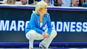 Tigers Head Coach Kim Mulkey, LSU Tigers take on Florida State in the second round of the NCAA Womens Basketball Tournament in Baton Rouge, LA. Monday, March 24, 2025.