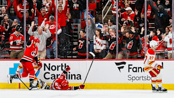 Calgary Flames v Carolina Hurricanes