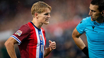 Martin Odegaard last played for Norway earlier this month