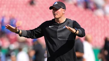 Boise State Broncos head coach Spencer Danielson.