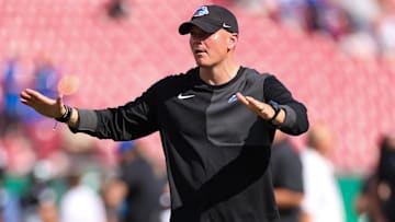 Boise State Broncos head coach Spencer Danielson.