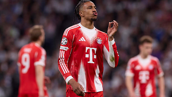 Michael Olise foi um dos destaques da ida das quartas de final da Champions League 2025/26