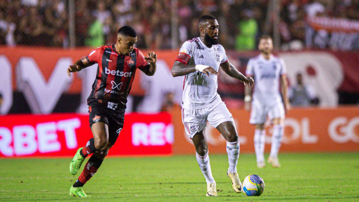 Vitória e Flamengo ficaram no empate por 1 a 1 no Barradão