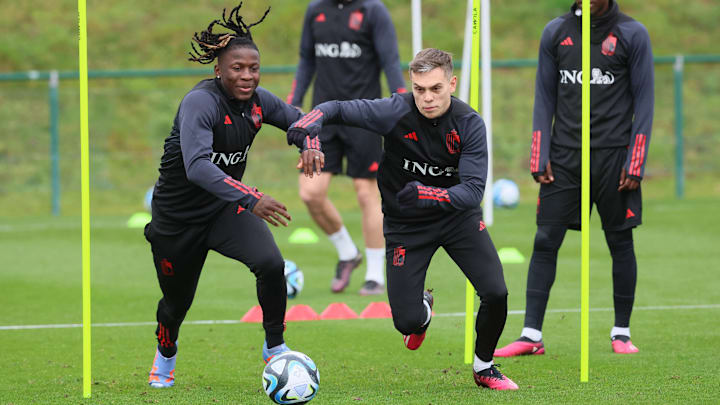 BELGIUM SOCCER RED DEVILS THURSDAY TRAINING