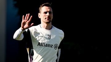 Juventus Training Session And Press Conference - UEFA Champions League 2025/26 League Knockout