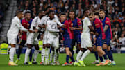 Real Madrid and Barcelona are battling for the Spanish crown.