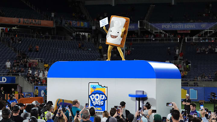 The Pop-Tarts Bowl is perhaps the whackiest college football event of the year. The Pop-Tarts Bowl is perhaps the whackiest college football event of the year.