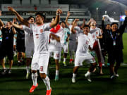 Skuad Indonesia U23 berhasil melaju ke semifinal Piala Asia U23