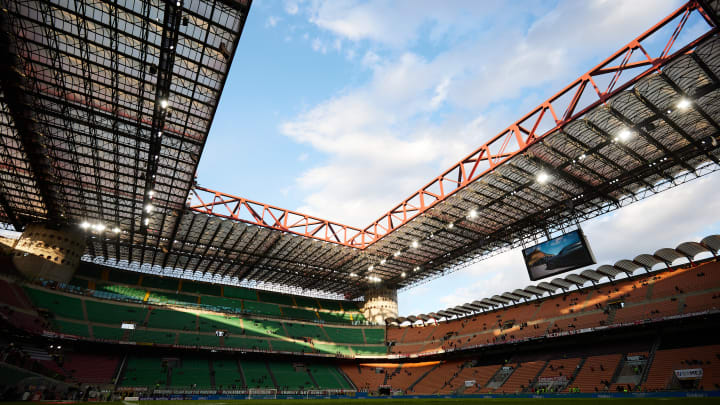 San Siro prima di Milan-Udinese San Siro prima di Milan-Udinese