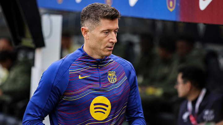 Lewandowski é baixa no elenco blaugrana hoje
