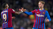 Memphis Depay y Frenkie De Jong