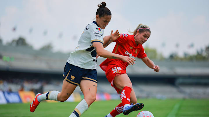 Pumas UNAM v Toluca - Torneo Apertura 2025 Liga MX Femenil