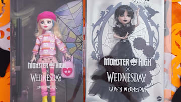 Monster High Wednesday Mattel dolls. Image courtesy Jennifer Renson