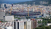 Camp Nou in costruzione