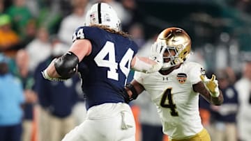 Former Penn State football tight end Tyler Warren in the Capital One Orange Bowl.