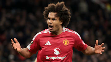 Joshua Zirkzee was not impressed with the Manchester United fans who left Old Trafford early on Thursday night