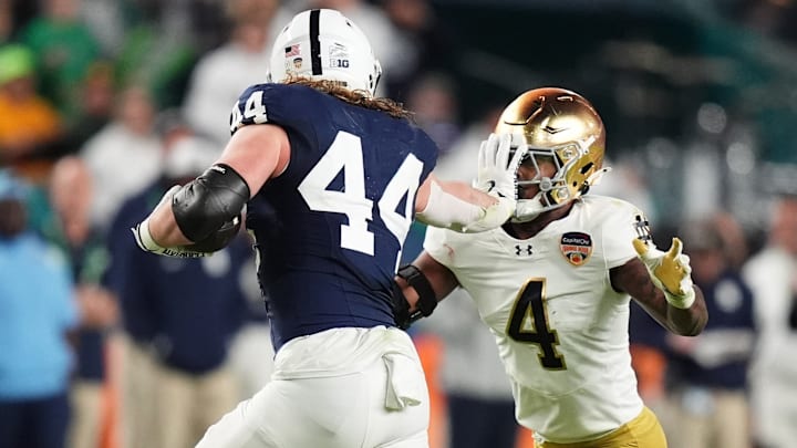 Former Penn State football tight end Tyler Warren in the Capital One Orange Bowl.