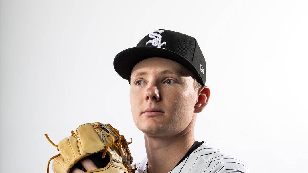 Feb 17, 2026; Glendale, AZ, USA; Chicago White Sox pitcher Ben Peoples poses for a portrait during photo day at Camelback Ranch. Mandatory Credit: Mark J. Rebilas-Imagn Images