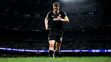 Kenan Yildiz im Trikot von Juventus Turin Kenan Yildiz im Trikot von Juventus Turin