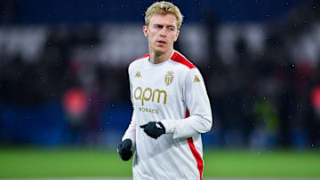 Mika Biereth est aligné d'entrée de jeu avec l'AS Monaco.