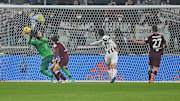 Azione di gioco di Juventus-Torino