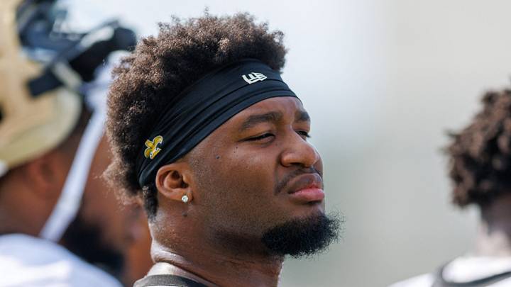 New Orleans Saints running back Devin Neal