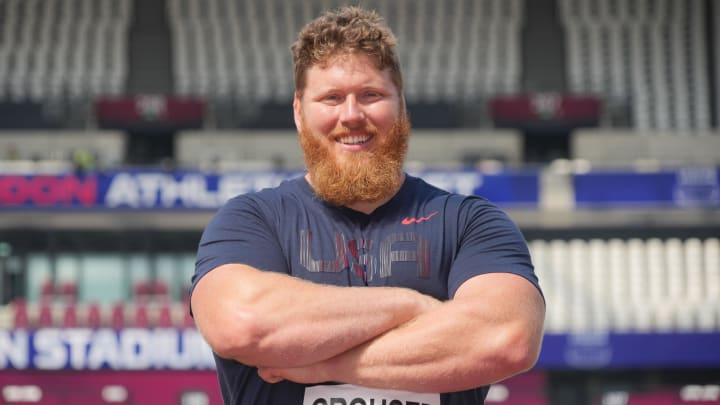 The two-time Olympic gold medalist and shot put world-record holder has a chance to make more history in Paris.